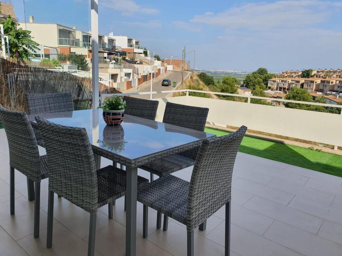 Chalet Con Piscina Privada Valencia Bagian luar foto